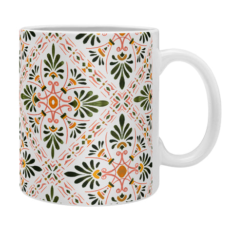 Marta Barragan Camarasa Andalusian mosaic pattern I Coffee Mug