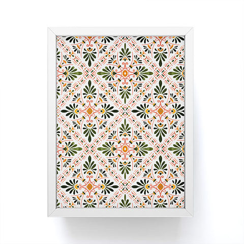 Marta Barragan Camarasa Andalusian mosaic pattern I Framed Mini Art Print