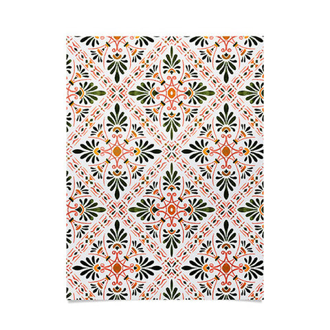 Marta Barragan Camarasa Andalusian mosaic pattern I Poster