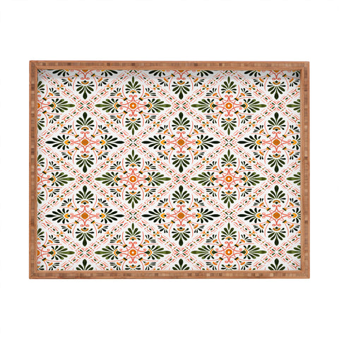 Marta Barragan Camarasa Andalusian mosaic pattern I Rectangular Tray