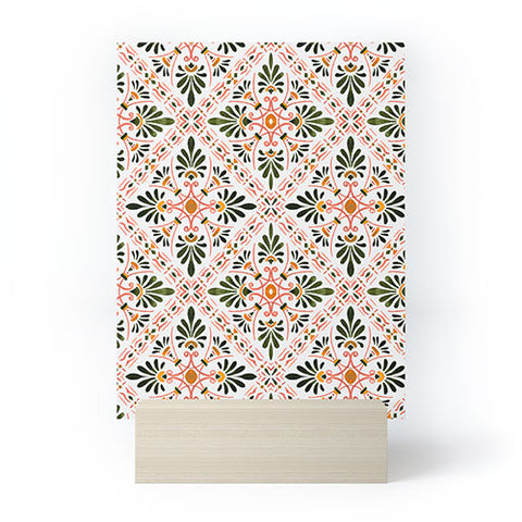 Marta Barragan Camarasa Andalusian mosaic pattern I Mini Art Print