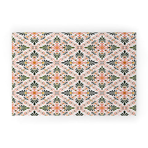 Marta Barragan Camarasa Andalusian mosaic pattern I Welcome Mat
