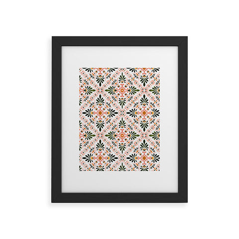Marta Barragan Camarasa Andalusian mosaic pattern I Framed Art Print