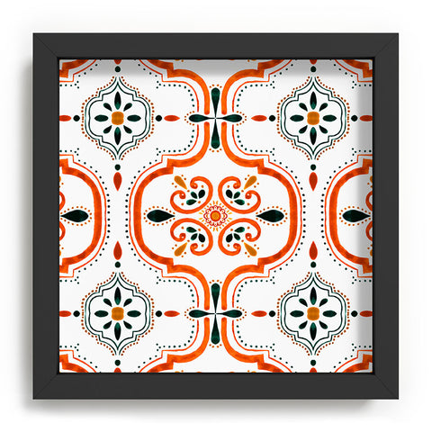Marta Barragan Camarasa Andalusian mosaic pattern II Recessed Framing Square