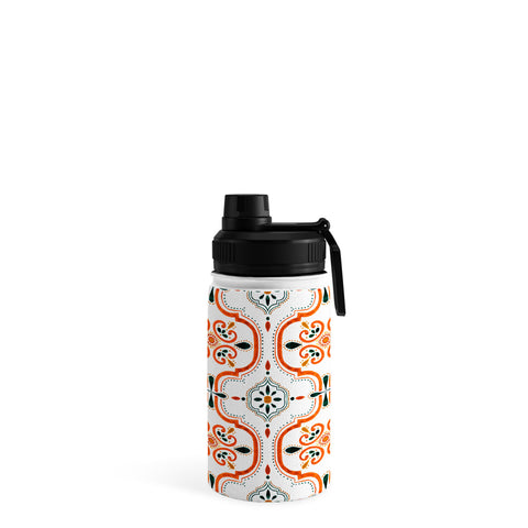 Marta Barragan Camarasa Andalusian mosaic pattern II Water Bottle