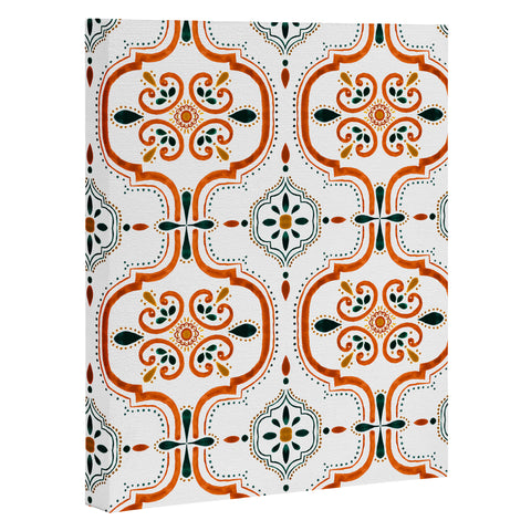 Marta Barragan Camarasa Andalusian mosaic pattern II Art Canvas