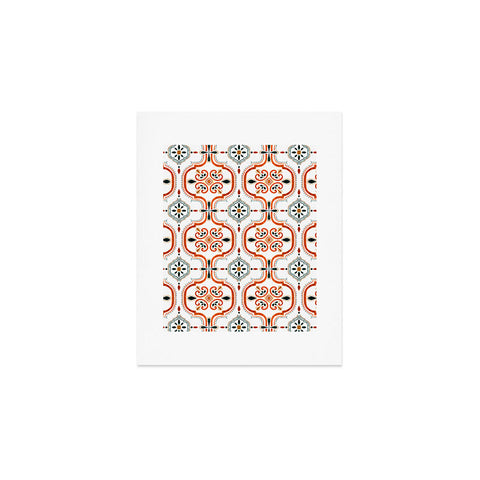 Marta Barragan Camarasa Andalusian mosaic pattern II Art Print