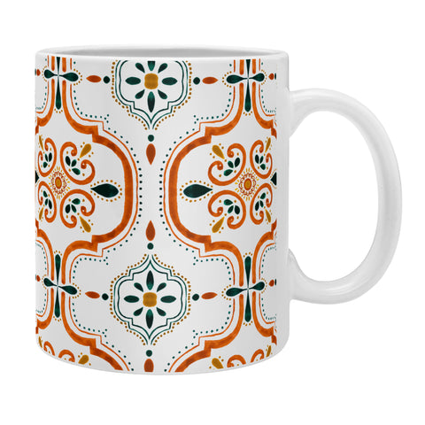 Marta Barragan Camarasa Andalusian mosaic pattern II Coffee Mug