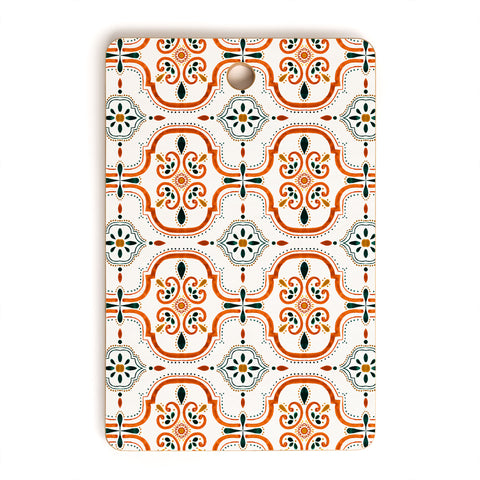 Marta Barragan Camarasa Andalusian mosaic pattern II Cutting Board Rectangle