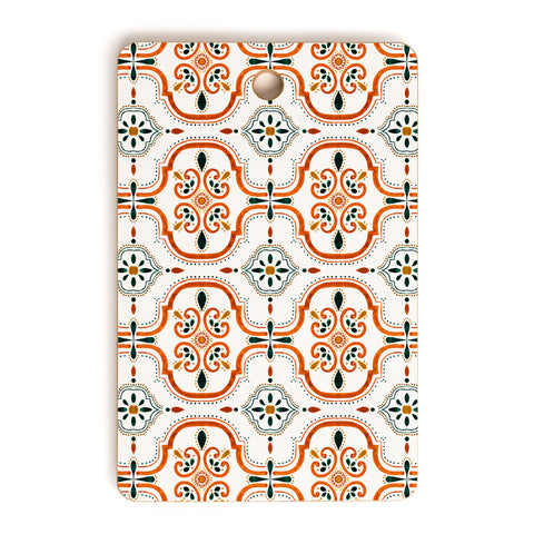 Marta Barragan Camarasa Andalusian mosaic pattern II Cutting Board Rectangle