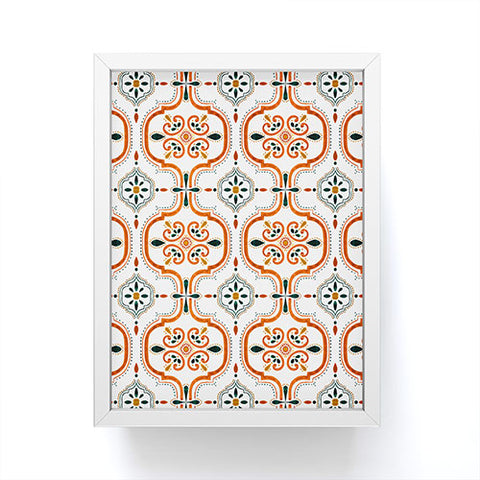 Marta Barragan Camarasa Andalusian mosaic pattern II Framed Mini Art Print