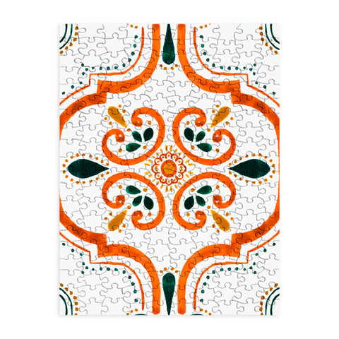 Marta Barragan Camarasa Andalusian mosaic pattern II Puzzle