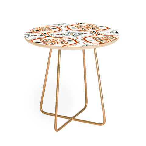 Marta Barragan Camarasa Andalusian mosaic pattern II Round Side Table
