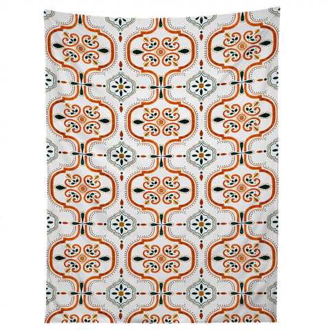 Marta Barragan Camarasa Andalusian mosaic pattern II Tapestry