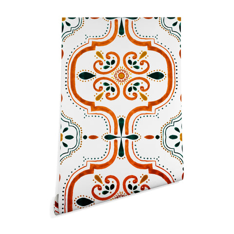 Marta Barragan Camarasa Andalusian mosaic pattern II Wallpaper