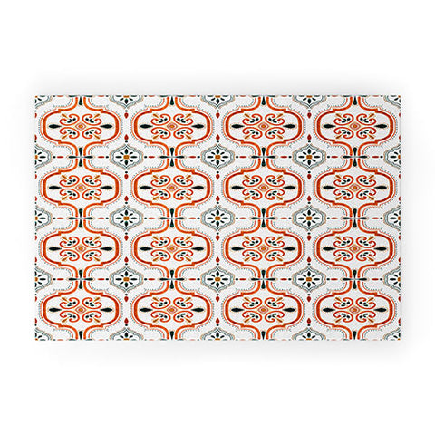 Marta Barragan Camarasa Andalusian mosaic pattern II Welcome Mat