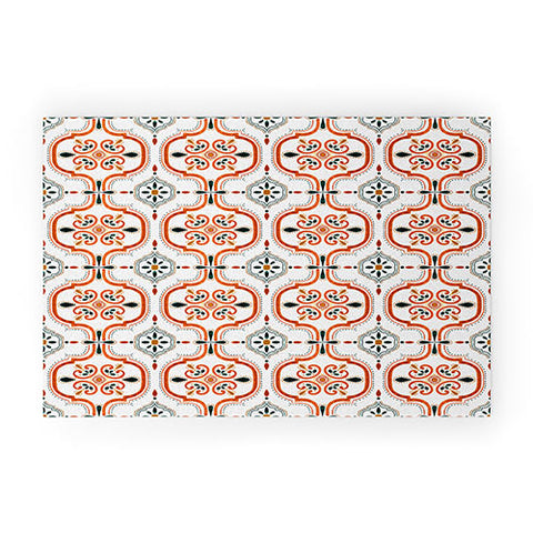 Marta Barragan Camarasa Andalusian mosaic pattern II Welcome Mat