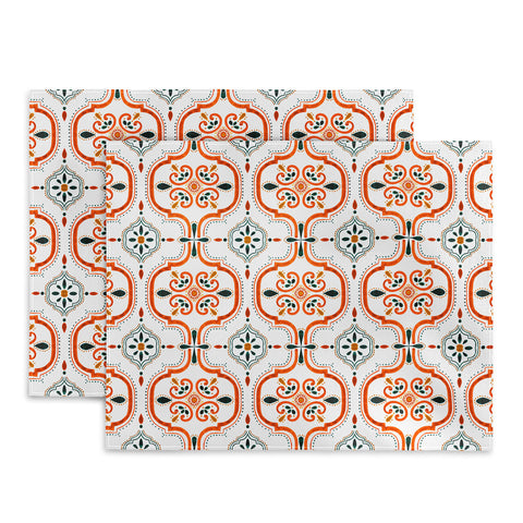 Marta Barragan Camarasa Andalusian mosaic pattern II Placemat