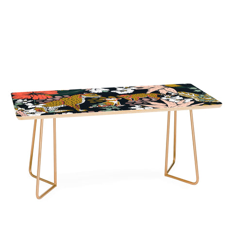 Marta Barragan Camarasa Animal print dark jungle Coffee Table