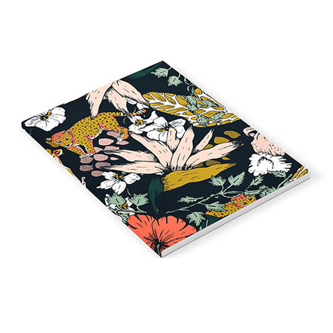 Marta Barragan Camarasa Animal print dark jungle Notebook