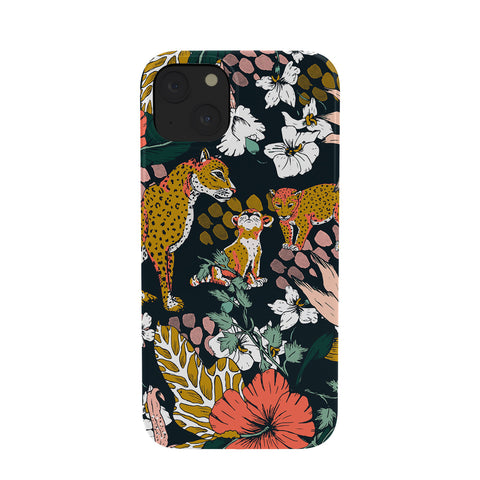 Marta Barragan Camarasa Animal print dark jungle Phone Case