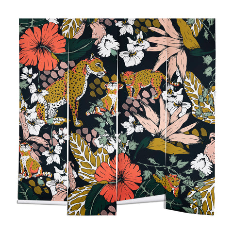 Marta Barragan Camarasa Animal print dark jungle Wall Mural