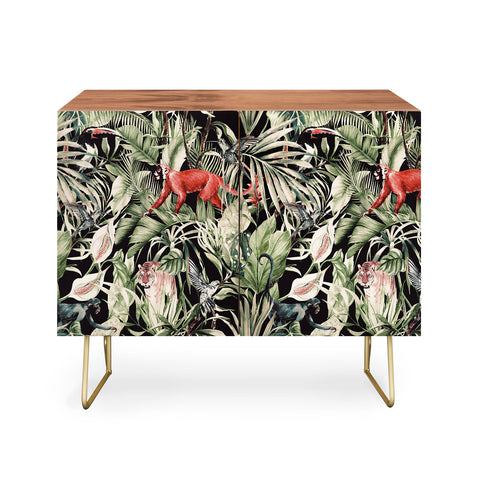 Marta Barragan Camarasa Animals in the dark of the jungle Credenza