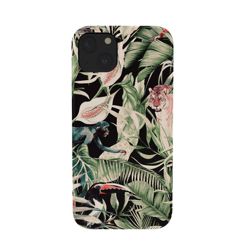 Marta Barragan Camarasa Animals in the dark of the jungle Phone Case