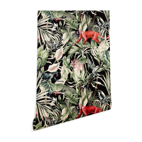 Marta Barragan Camarasa Animals in the dark of the jungle Wallpaper