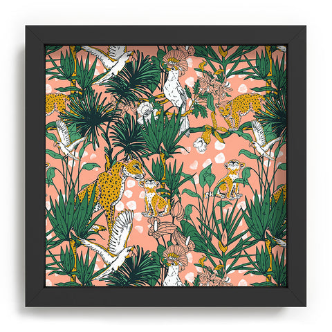 Marta Barragan Camarasa ANIMALS IN THE RAINFOREST I Recessed Framing Square
