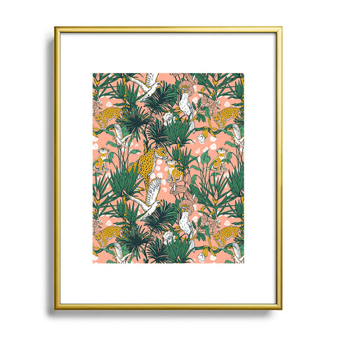 Marta Barragan Camarasa ANIMALS IN THE RAINFOREST I Metal Framed Art Print