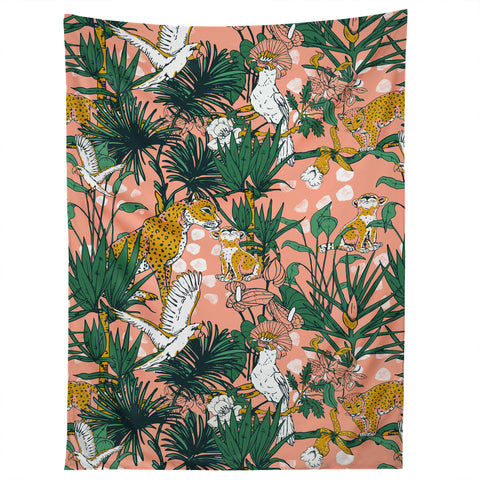 Marta Barragan Camarasa ANIMALS IN THE RAINFOREST I Tapestry