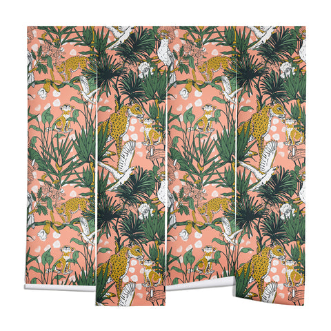 Marta Barragan Camarasa ANIMALS IN THE RAINFOREST I Wall Mural