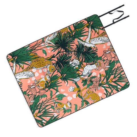 Marta Barragan Camarasa ANIMALS IN THE RAINFOREST I Picnic Blanket
