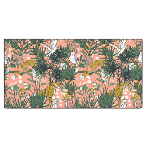 Marta Barragan Camarasa ANIMALS IN THE RAINFOREST I Desk Mat