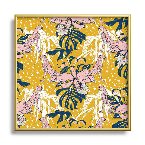 Marta Barragan Camarasa Animals in the wild nature I Square Metal Framed Art Print