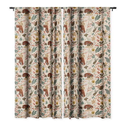 Marta Barragan Camarasa Animals winter wild nature 63 Blackout Window Curtain