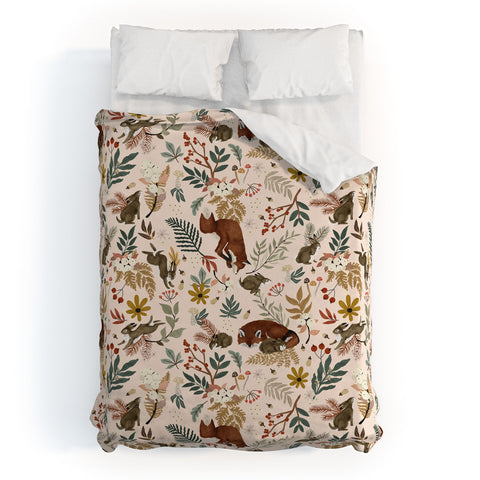 Marta Barragan Camarasa Animals winter wild nature 63 Duvet Cover
