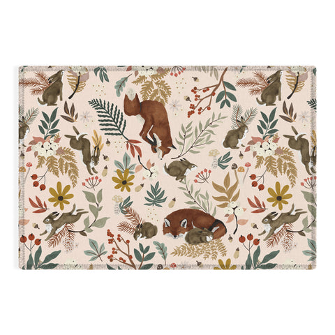 Marta Barragan Camarasa Animals winter wild nature 63 Outdoor Rug