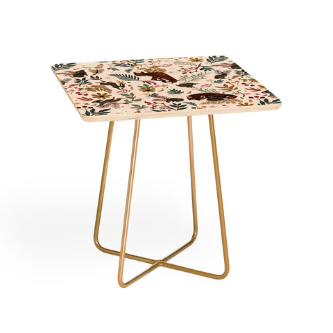 Marta Barragan Camarasa Animals winter wild nature 63 Side Table