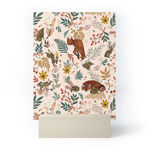 Marta Barragan Camarasa Animals winter wild nature 63 Mini Art Print