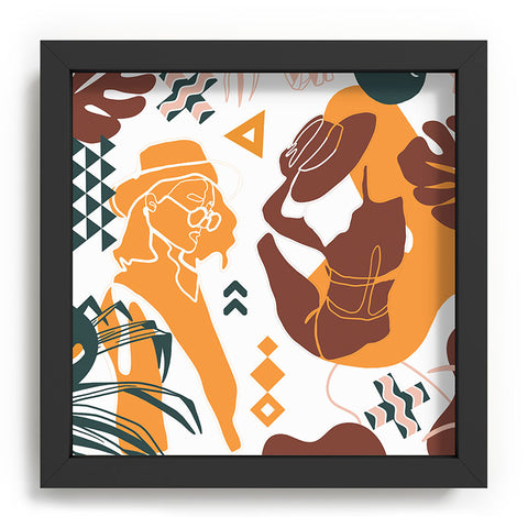 Marta Barragan Camarasa Art line Memphis mood Recessed Framing Square