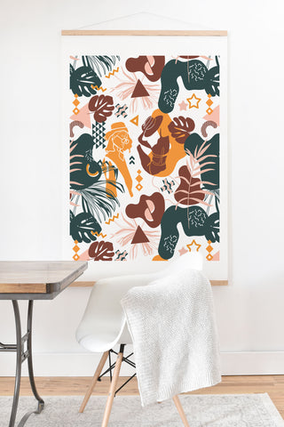 Marta Barragan Camarasa Art line Memphis mood Art Print And Hanger