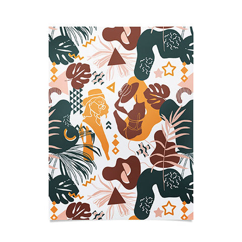 Marta Barragan Camarasa Art line Memphis mood Poster