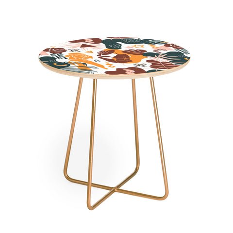 Marta Barragan Camarasa Art line Memphis mood Round Side Table