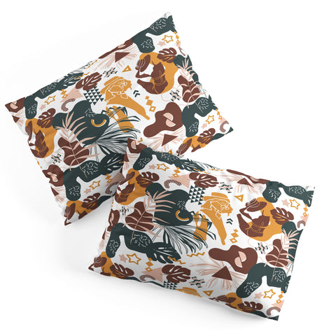 Marta Barragan Camarasa Art line Memphis mood Pillow Shams