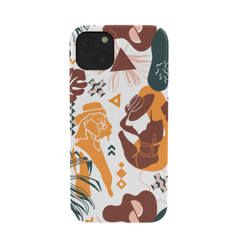 Marta Barragan Camarasa Art line Memphis mood Phone Case
