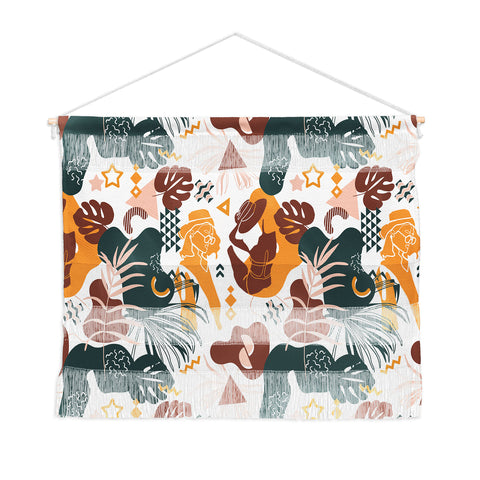 Marta Barragan Camarasa Art line Memphis mood Wall Hanging Landscape