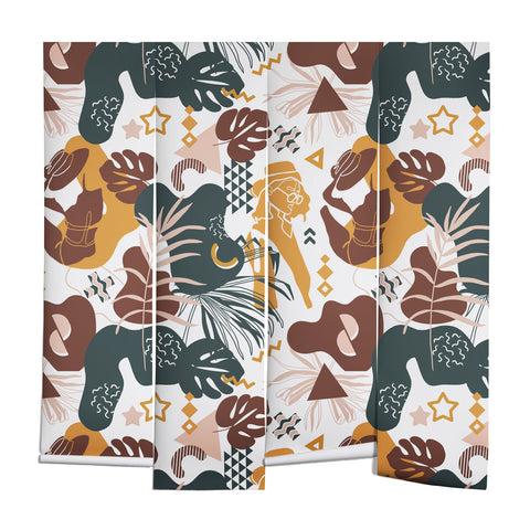 Marta Barragan Camarasa Art line Memphis mood Wall Mural