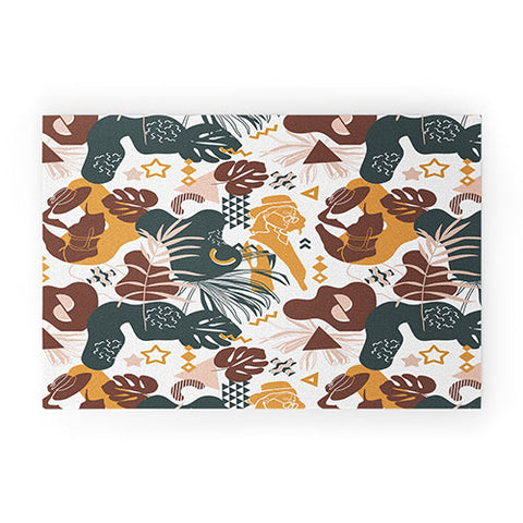 Marta Barragan Camarasa Art line Memphis mood Welcome Mat